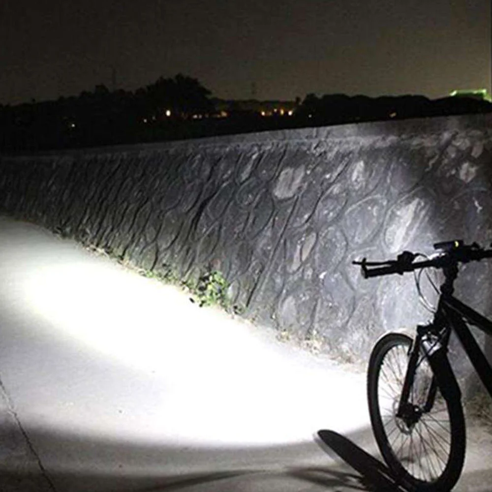 

Bicycle Front Light Bicycle Headlight T6 Leds Cycling Flashlight for Mountain Bike or Road Bike Running Light
