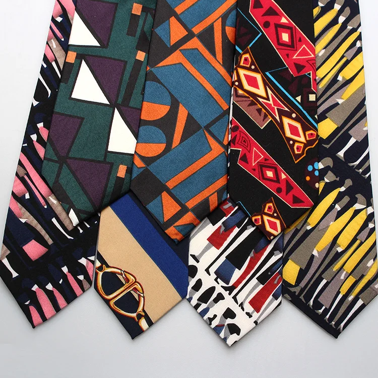 Linbaiway брендовые галстуки с цветочным принтом для мужчин s полиэстер жаккардовый