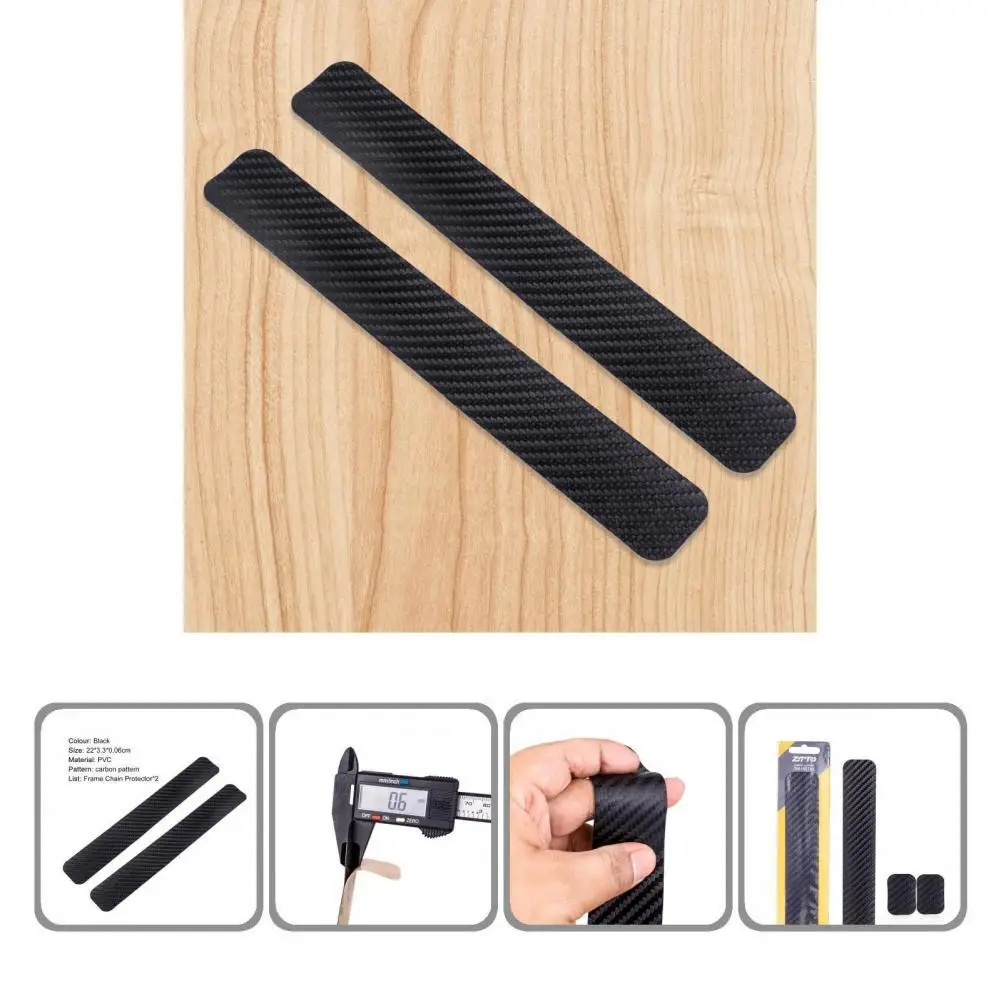 

Universal Bike Frame Protective Pad Ultra-thin Bike Parts Chainstay Bicycle Frame Tape Bike Chainstay Protector 2Pcs