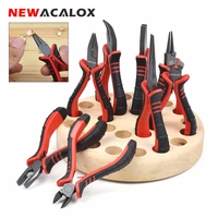 newacalox 8 style 4 5 mini pliers set end cutting pliers wire cutter diagonal pliers flat nose pliers diy jewelry making tools