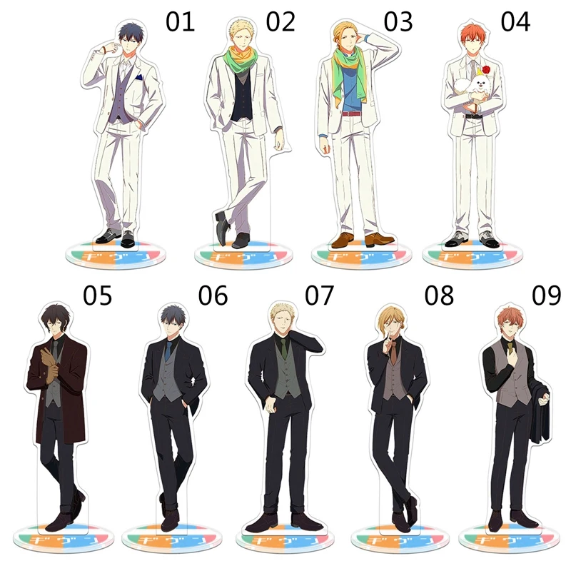 

Anime GIVEN Cartoon Figures Acrylic Standing Desk Decoration Model Plate Holde Decoration Stationery For Fans