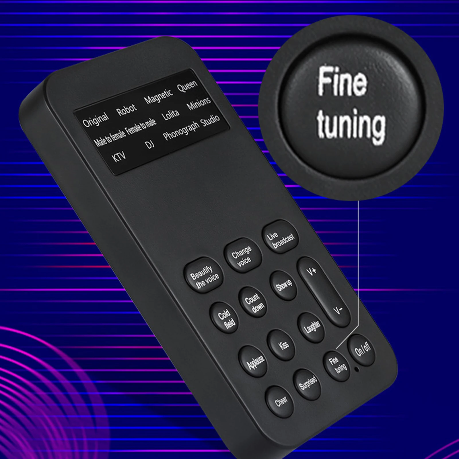 12 режимов смены звука профессиональное устройство для караоке звуковые эффекты