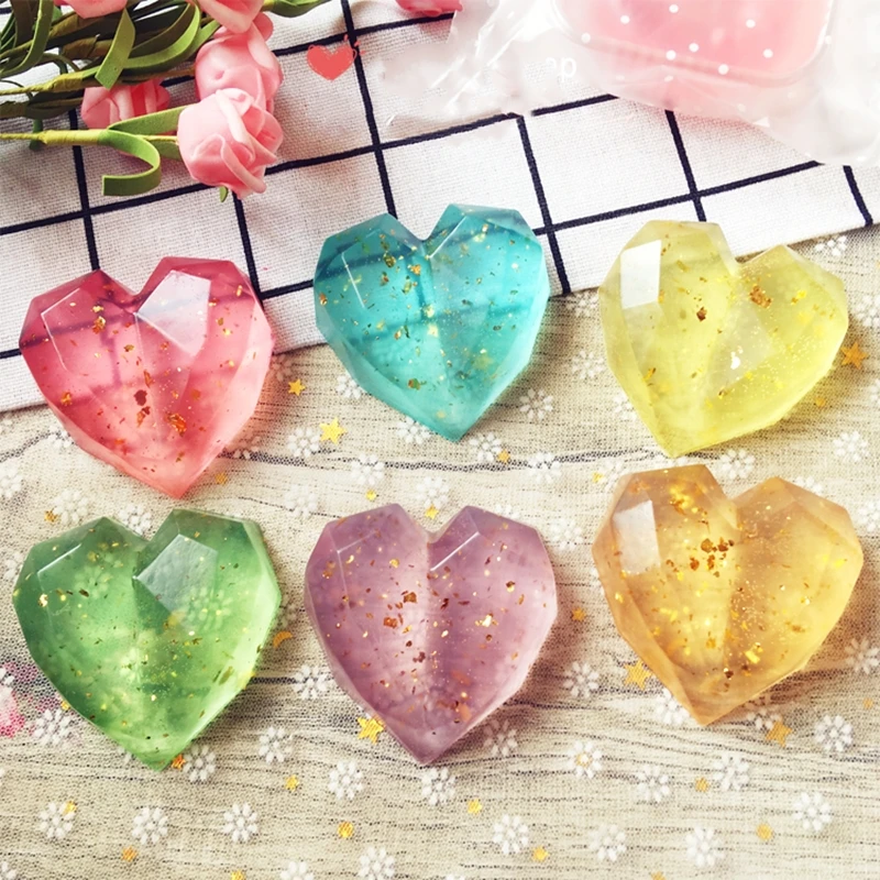 New heart-shaped Mini Travel soap paper wash basin clean portable box foam | Дом и сад
