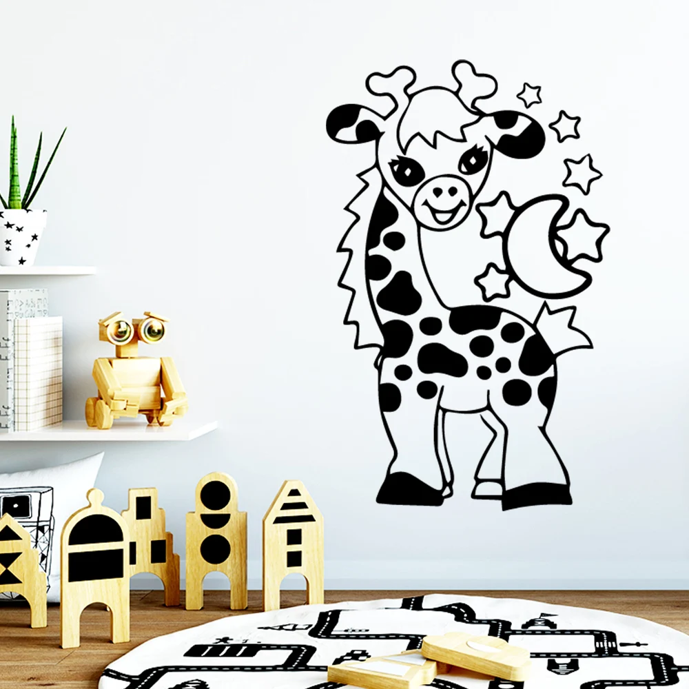 Креативные виниловые кухонные настенные наклейки с оленем обои для гостиной