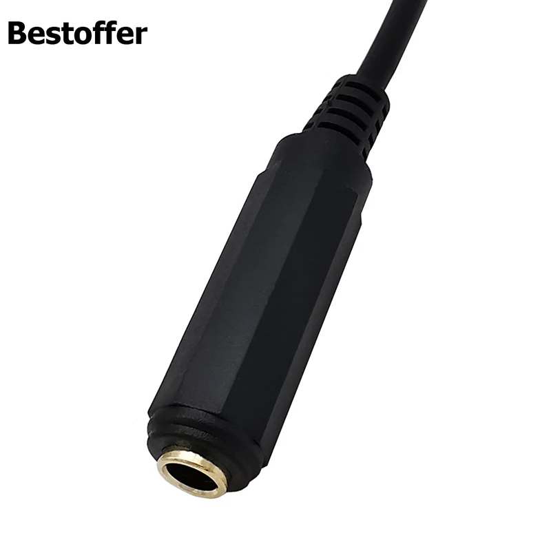 30 см позолоченный DC 6 35 мм Женский к RCA мужской аудио кабель удлинитель