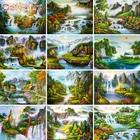 Картина по номерам на холсте, с рамкой, 60x75 см