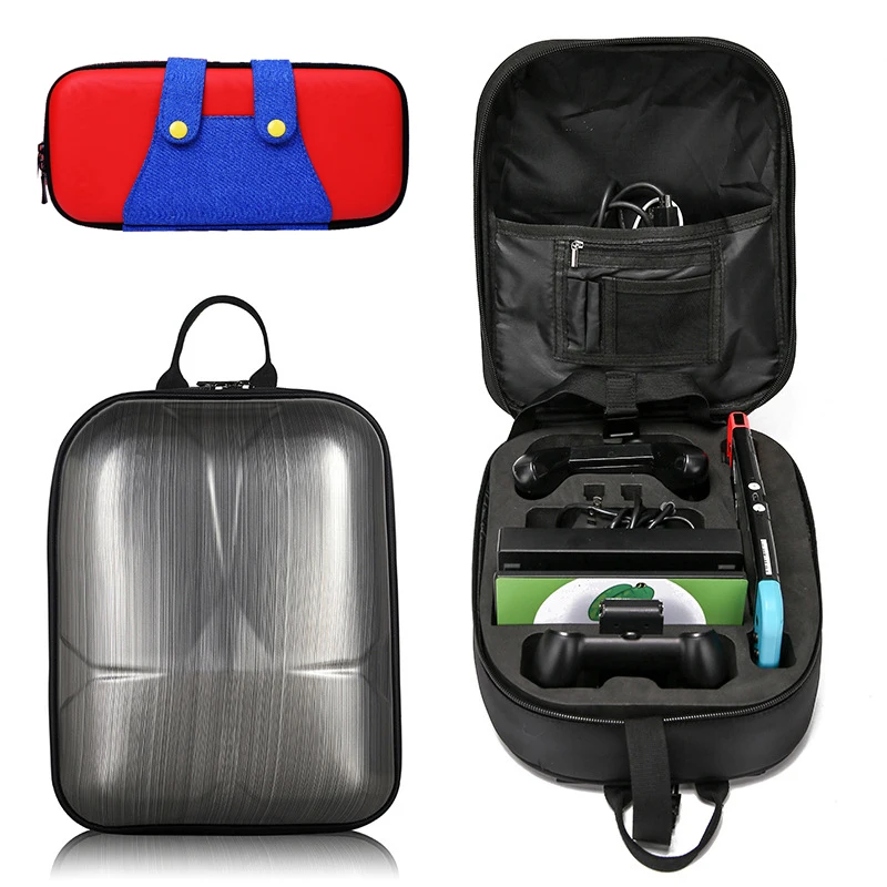 Жесткий чехол рюкзак для хранения сумка на плечо Nintendo Switch Console Дорожный Чехол