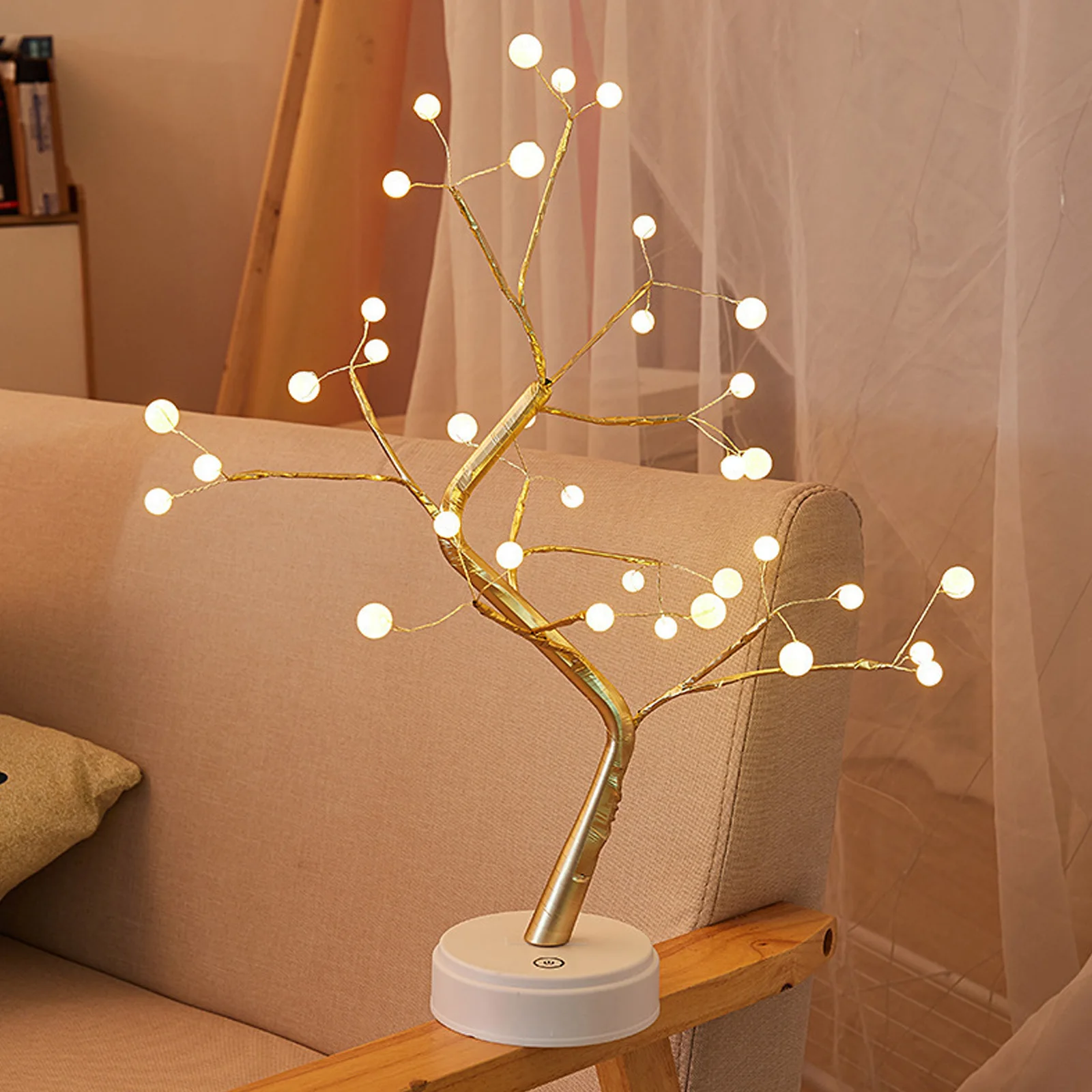 

Креативный светодиодный светильник в виде дерева, «сделай сам», искусственная Ночная лампа, Декор для дома, свадьбы, дня рождения, вечеринки...