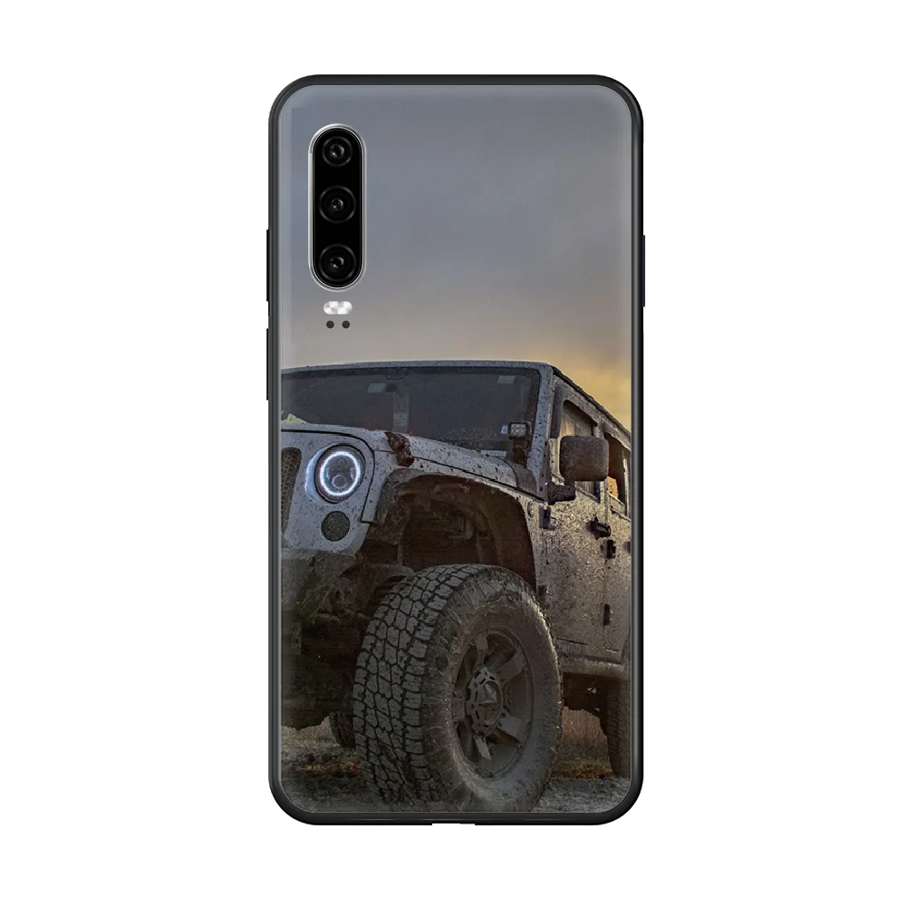 

car JP Cool Phone case For Huawei P 30 10 20 40 Lite Smart Z Pro 2019 black funda pretty cell cover trend waterproof 3D cover