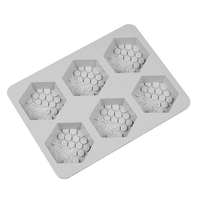 

Silicone Mold Bee Soap Molds 6 Cavity Easy to Demolding Handmade Soap Craft For Diy Soap Silicone Candle Mold Home Decorations