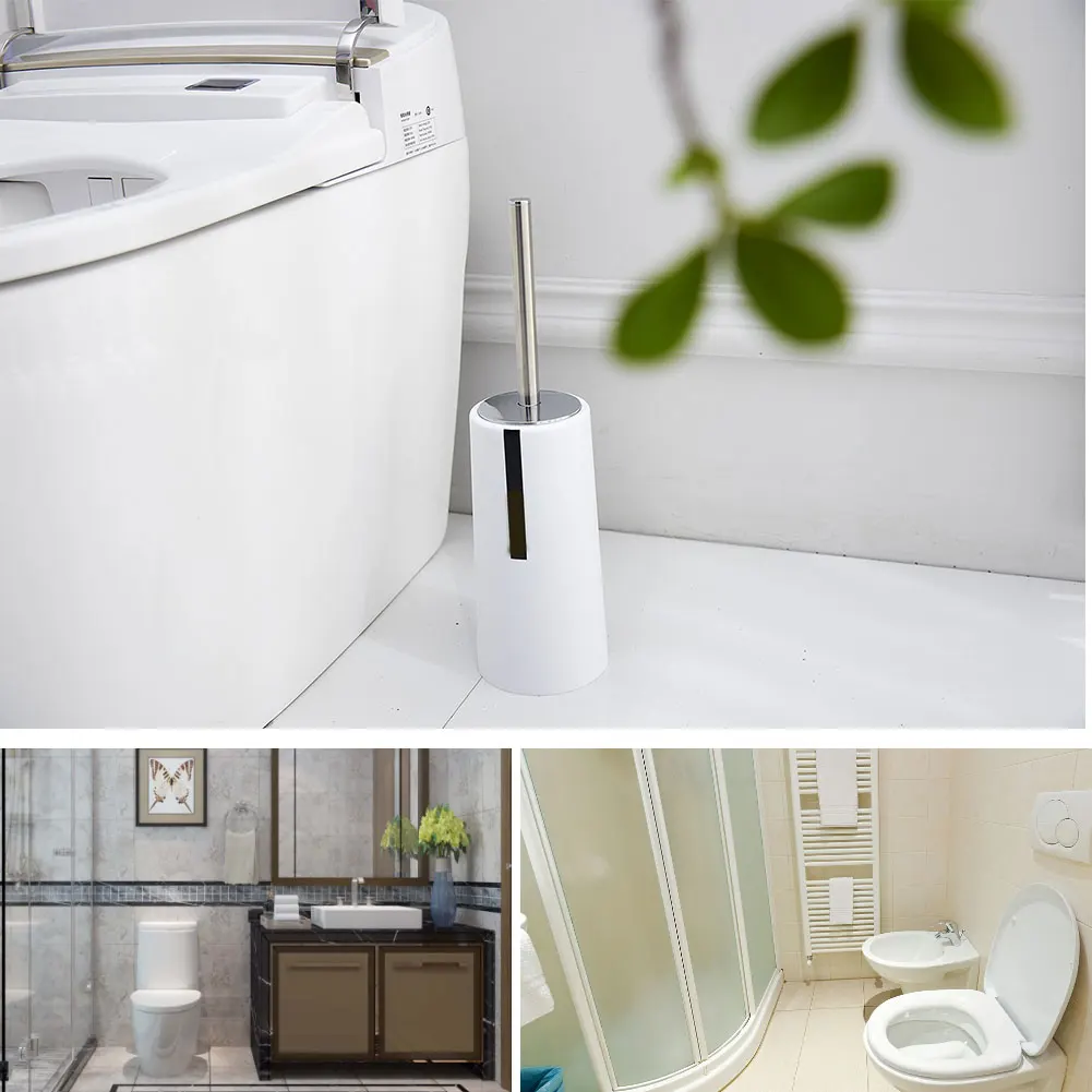 

1SET Toilet Brush Rubber Long Handle Toilet Cleaning Brush For Toilet Wall Hanging Household Floor Cleaning Bathroom Accessories