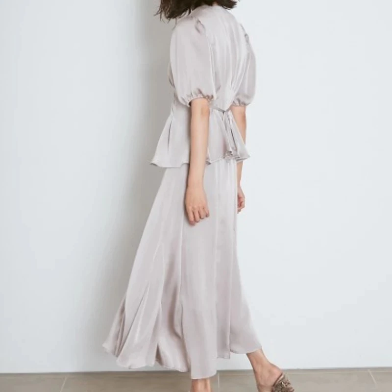 

Elegant Temperament Irregular High Waist Skirt Japan Style Draped A Line Design Jupe Spring Summer Sweet Solid Woman Skirts