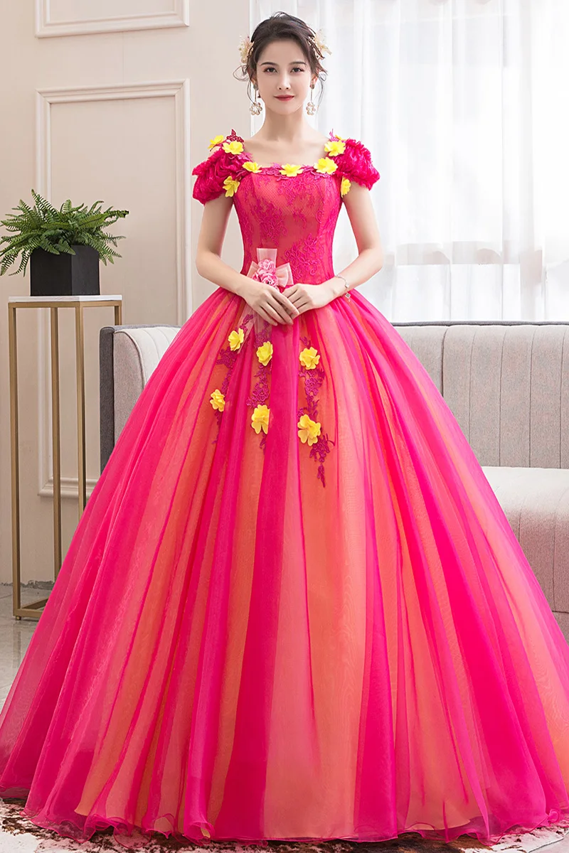 

2019 Charming Quinceanera Dress Princess Arabic Dubai Off Shoulders Sweet 16 Ages Long Girls Prom Party Pageant Gown Plus Size