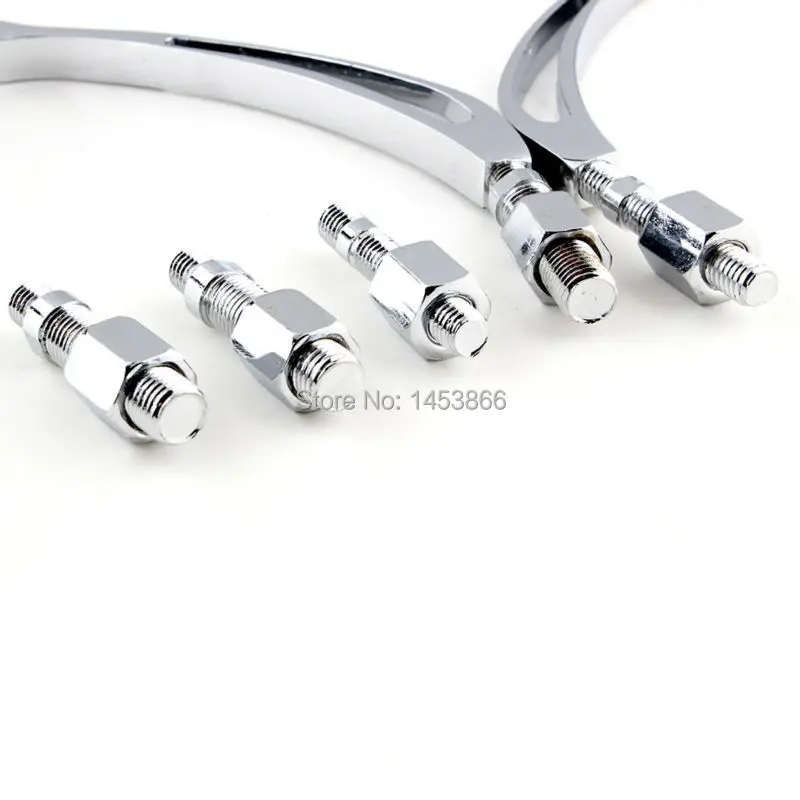 

Free Shipping CHROME TEARDROP REARVIEW MIRRORS FOR FIT HONDA REBEL 250 SHADOW 600 750 VTX VT