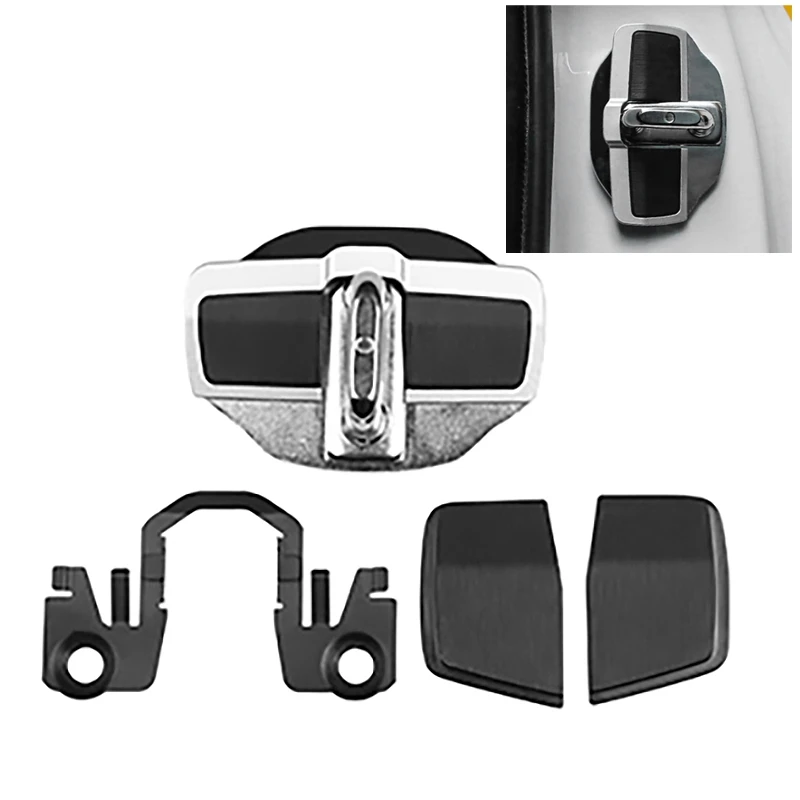 

TRD Door Stabilizer Door Lock Protector Latches Stopper Covers for Toyota Land Cruiser LC200 Alphard Vellfire