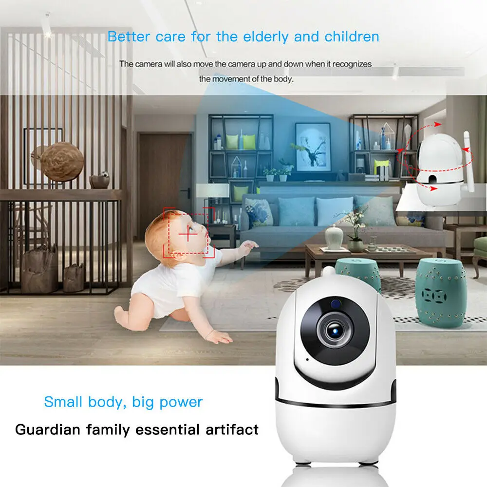 Wireless IP Camera 1080P HD Smart WiFi Audio Indoor Home Security Mini Surveillance Night Vision Motion | Безопасность и защита