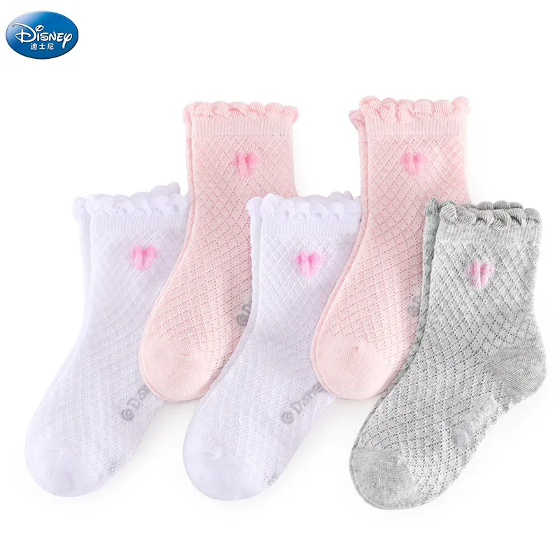 

Original Disney Mickey Mouse Minnie Children's Socks Thin Mesh Cotton Socks Boys Girls Baby Socks Mesh Socks Baby Girl Stuff