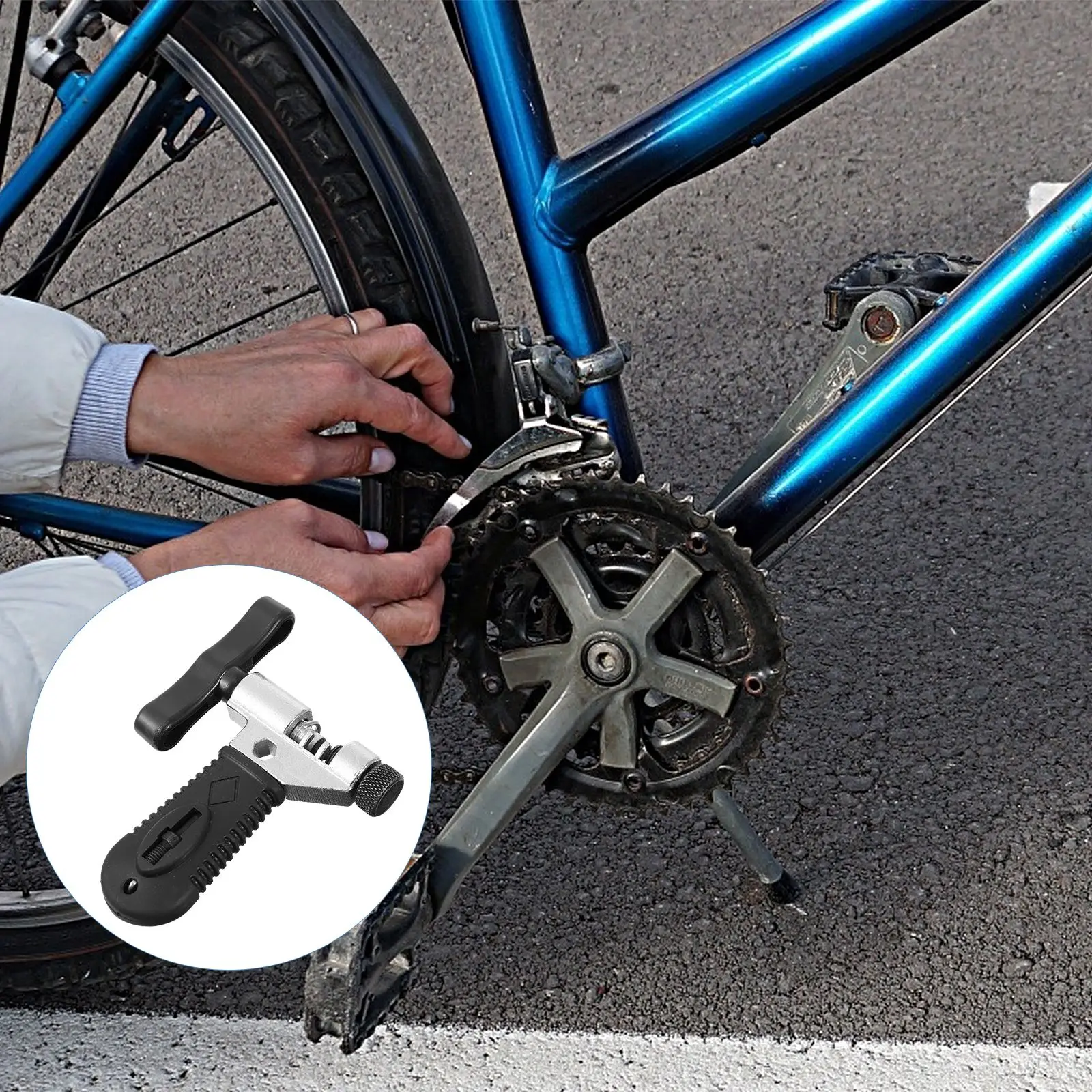 

1pc Bike Chain Splitter Steel Bike Sprocket Tool Cycling Chain Rivet Tool