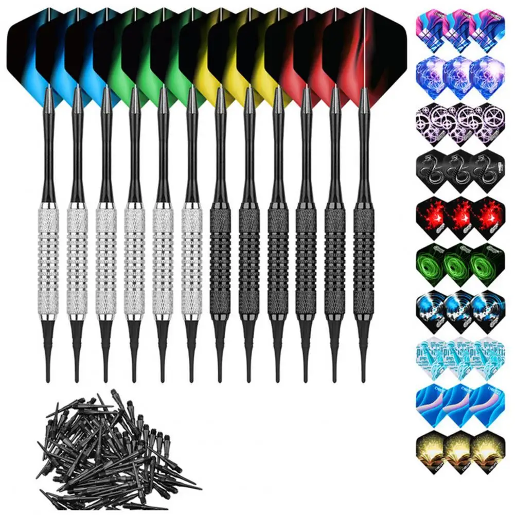 

1 Set Dart Kit Bendable Colorful Multiple Styles Metal Dart Sport Set for Gym