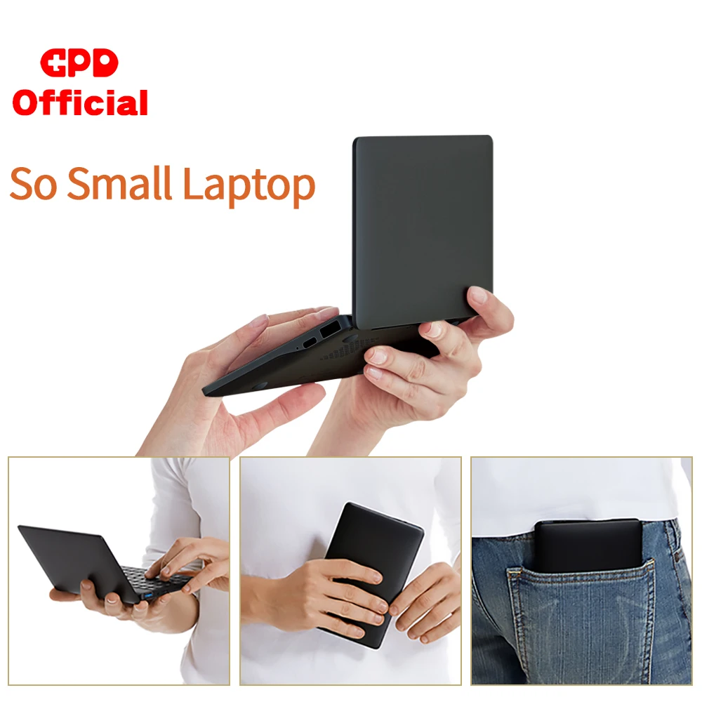 GPD Pocket 2 8GB 256GB 7 дюймов сенсорный экран GPD Pocket2 Мини ПК карманный ноутбук процессор Intel Celeron 3965Y Windows 10 система