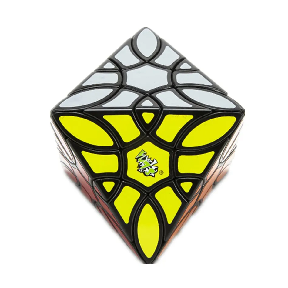 

Lanlan Clover Octahedron Magic Cube Puzzle Black Cubo Magico Toys for kid children Gift Idea Collection Brain Game