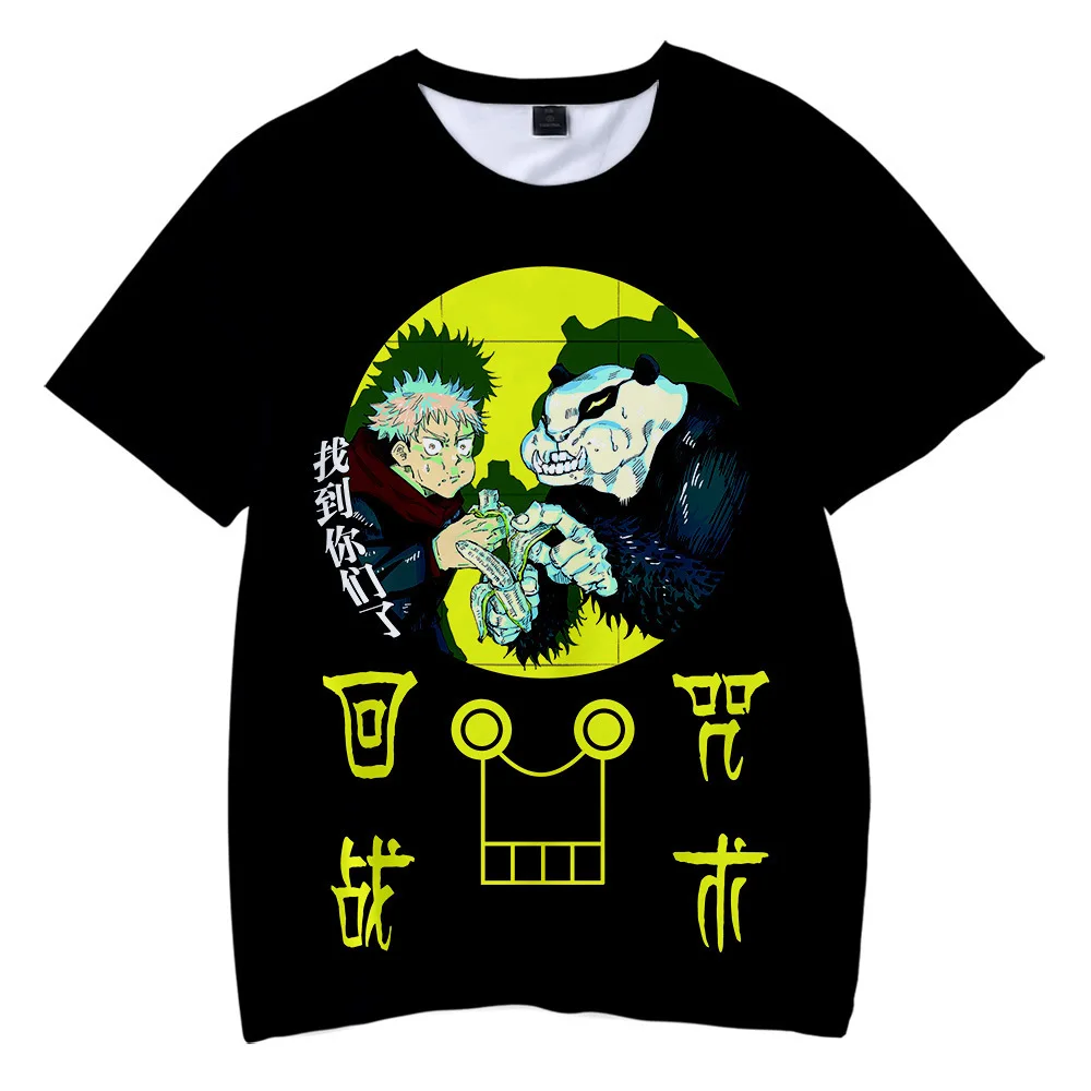 

2021Hot Sale Jujutsu Kaisen T-shirt 3d Printed Summer Fashion Popular Short-sleeved Casual T-shirt Men/Women Harajuku Streetwe