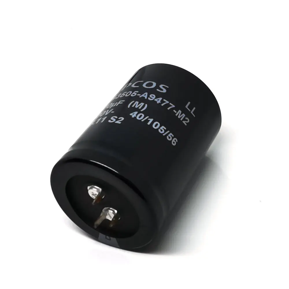 

4PCS New 400V 470UF Aluminum Electrolytic Capacitor 400V470UF EPCOS LL B34505-A9477-M2 35X50MM