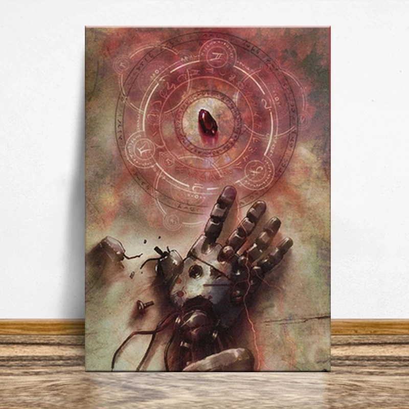 

Fullmetal Alchemist Brotherhood Edward Alphonse Elric Poster Anime Canvas Painting Print Pictures Wall Art Moderne Home Decor