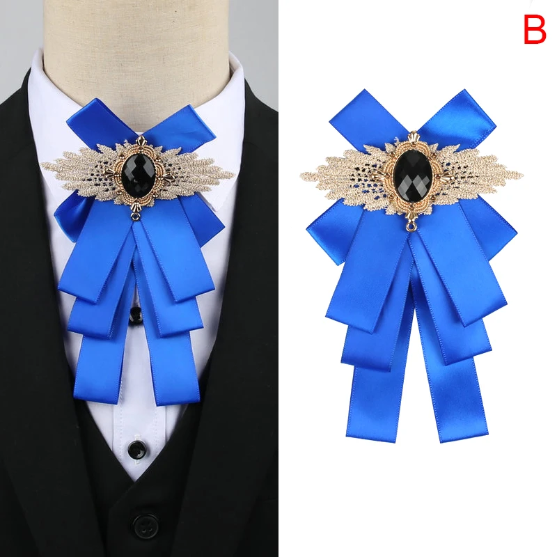 Галстук бабочка винтажная Камея Дамская голова диамод лента брошь с кисточкой