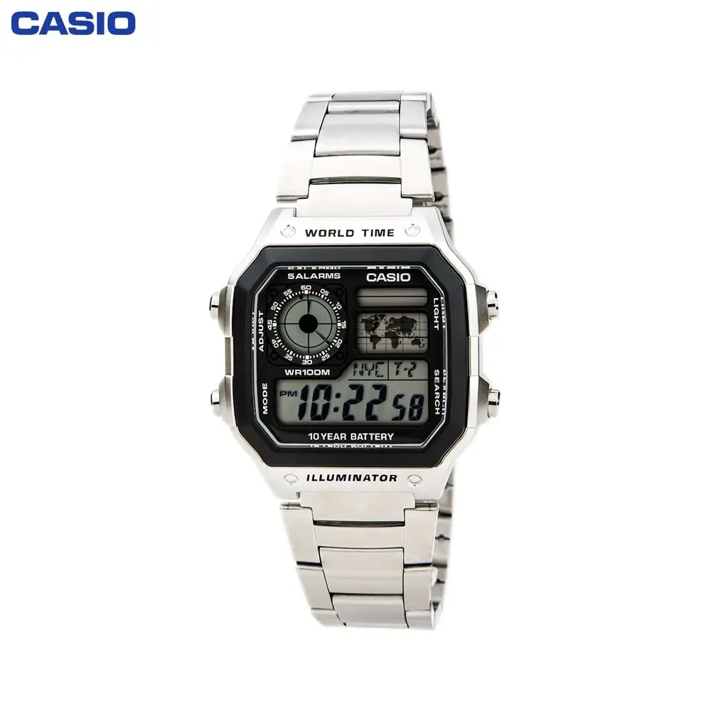 Наручные часы Casio AE-1200WHD-1A мужские электронные на браслете |