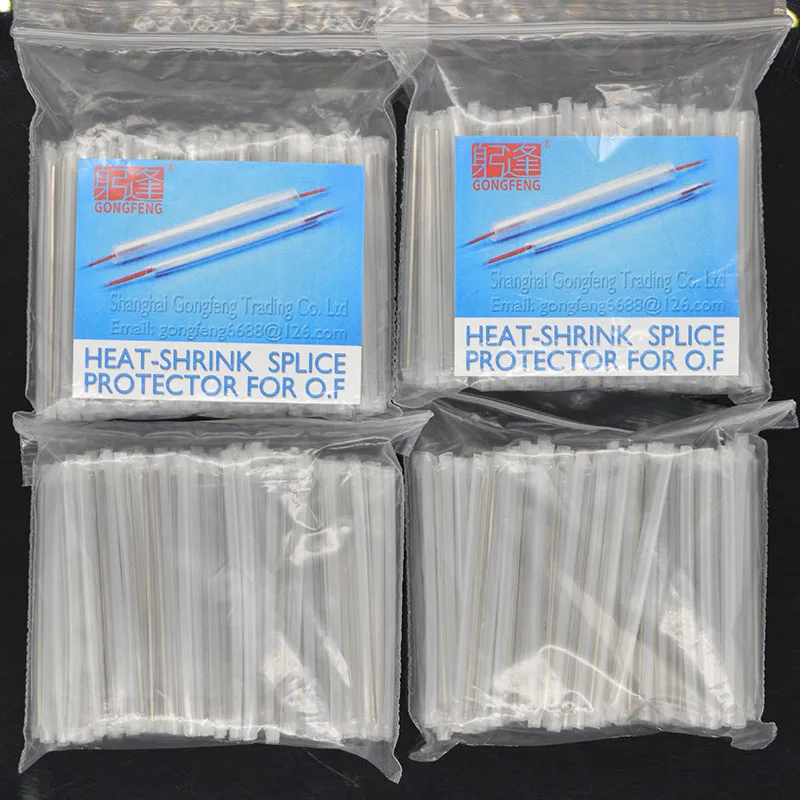 2000 шт. новый разъем 60 мм волоконно оптический термоусаживаемой трубки
