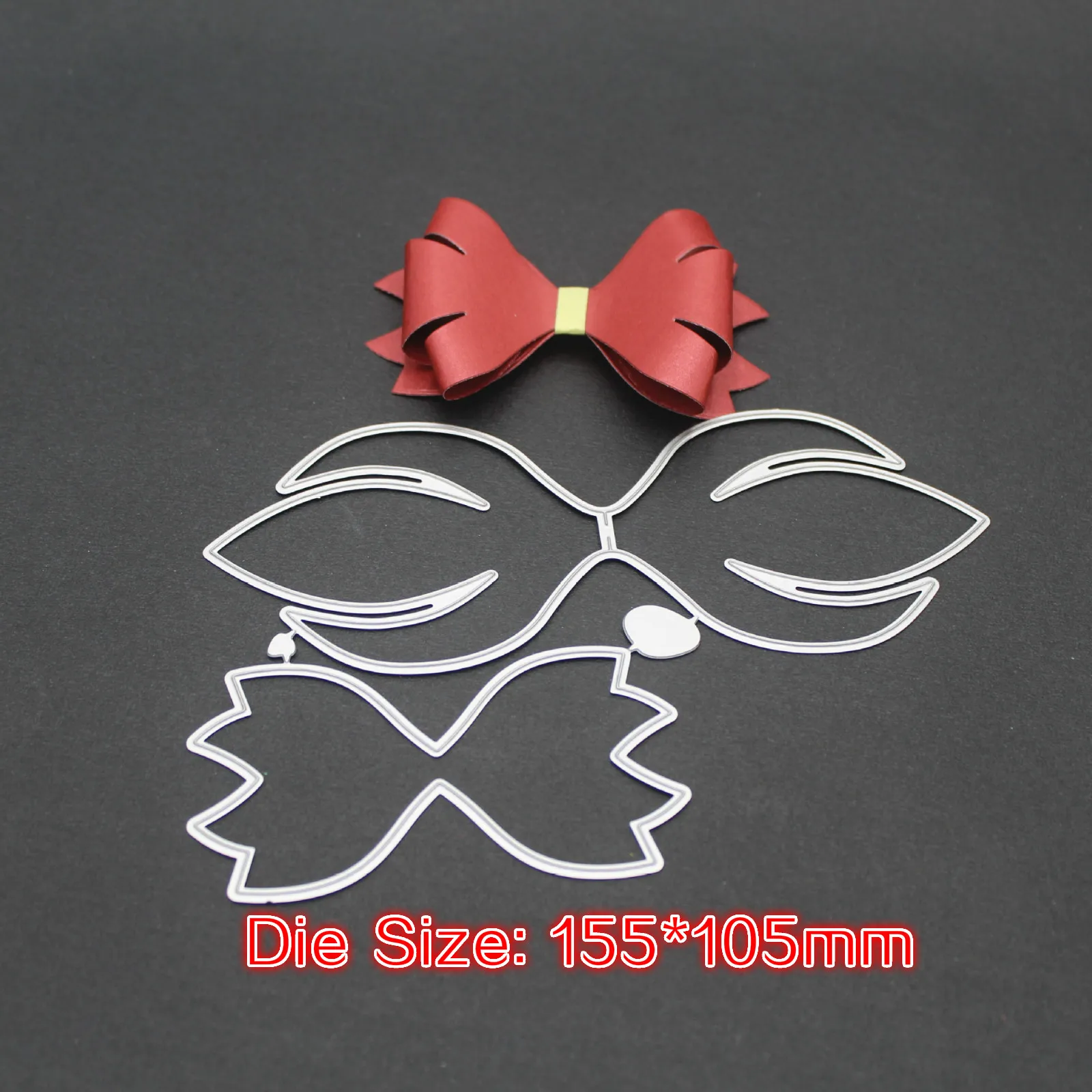 

1PC Cute Bow Handmade Cut Dies Stencils for Scrapbooking Photo Album Embossing DIY Paper Craft Card Cutdie