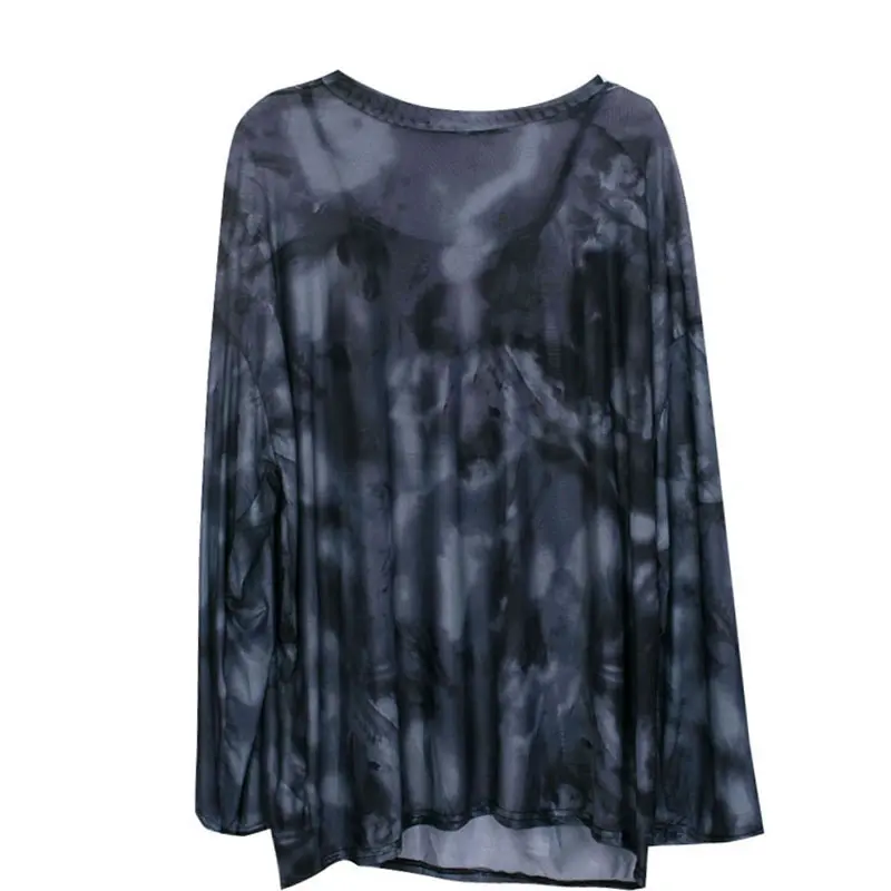 

XITAO Thin T Shirt Fashion New Women Pullover Pleated Full Sleeve Small Fresh Casual Style Two Piece Set 2021 Summer LDD1556