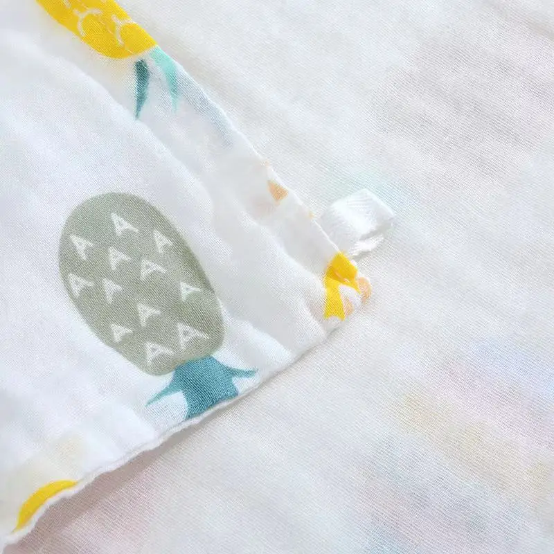 

25*25cm Baby Towel Muslin Cotton 6 Layers Gauze Kids Newborn Hand Bathing Face Wash Towel Feeding Handkerchiefs