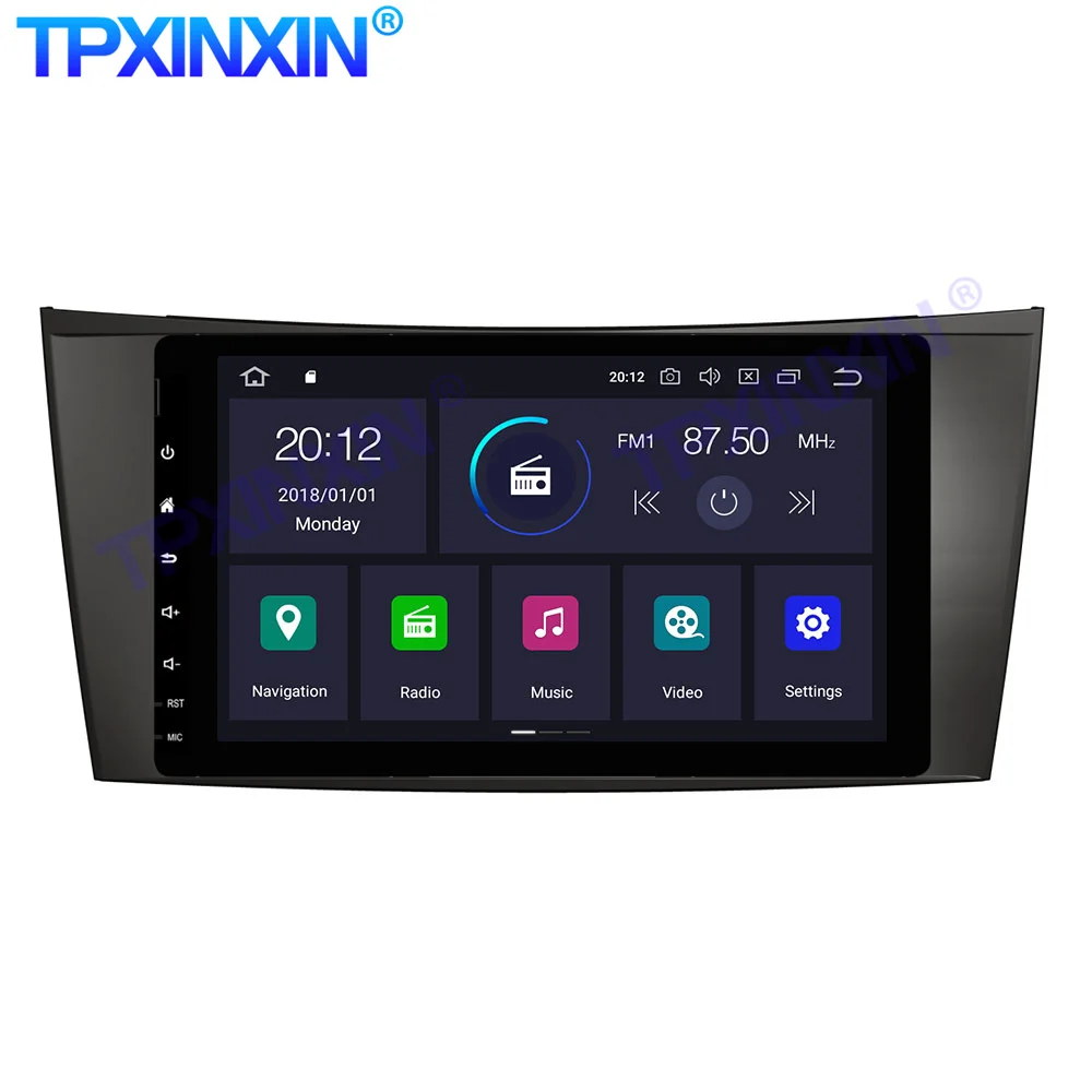 

Android 10 PX6 for Benz E-Class W211 CLS W219 2002 GPS Car Navigation Multimedia HD Video Touch Screen Stereo DVD Player Radio