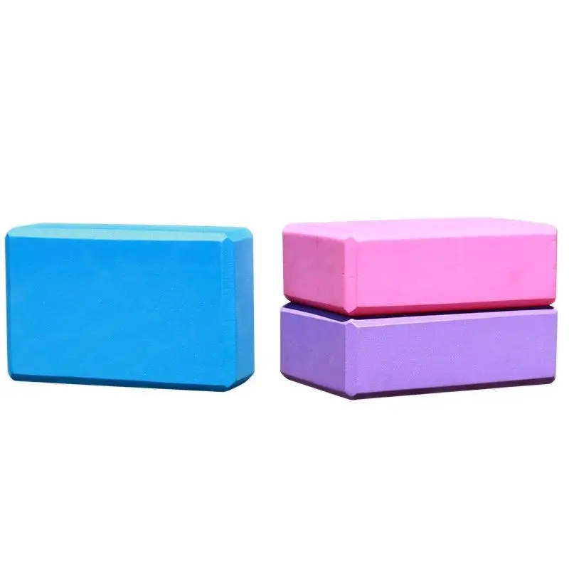 

Yoga brick Factory wholesale high quality 2020 new type multi-color kid and adult game eco-friendly fitness EVA block