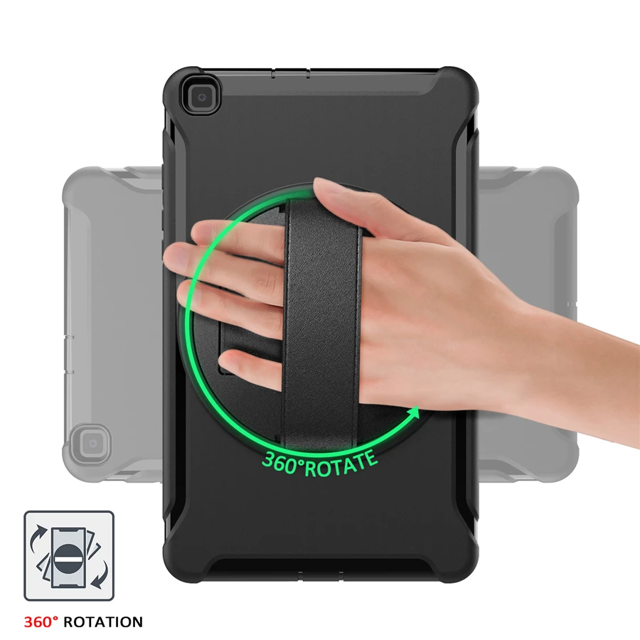 Tablet Case for Samsung Galaxy Tab A 8.0 2019 SM-T290 SM-T295 Shockproof Kids Safe PC Silicon Hybrid Stand Full Body Cover Coque |