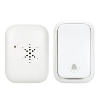 wireless door bell doorbell mini waterproof doorbell kits battery free chime operating at 500 feet with 38 melodies 3 volume