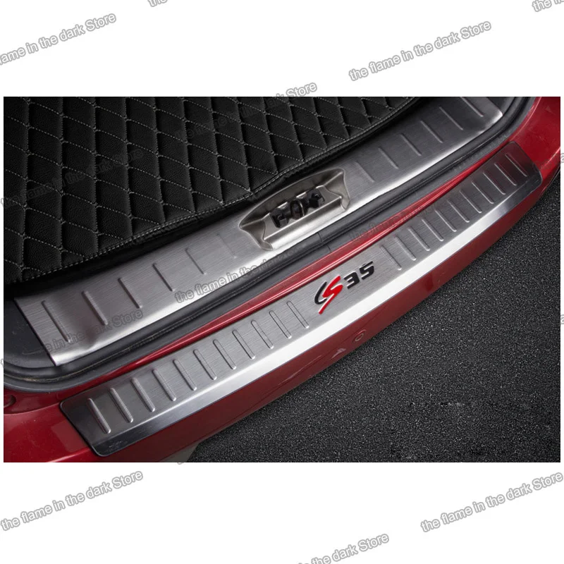 Lsrtw2017 Нержавеющая сталь багажник автомобиля украшения Защитная панель для changan