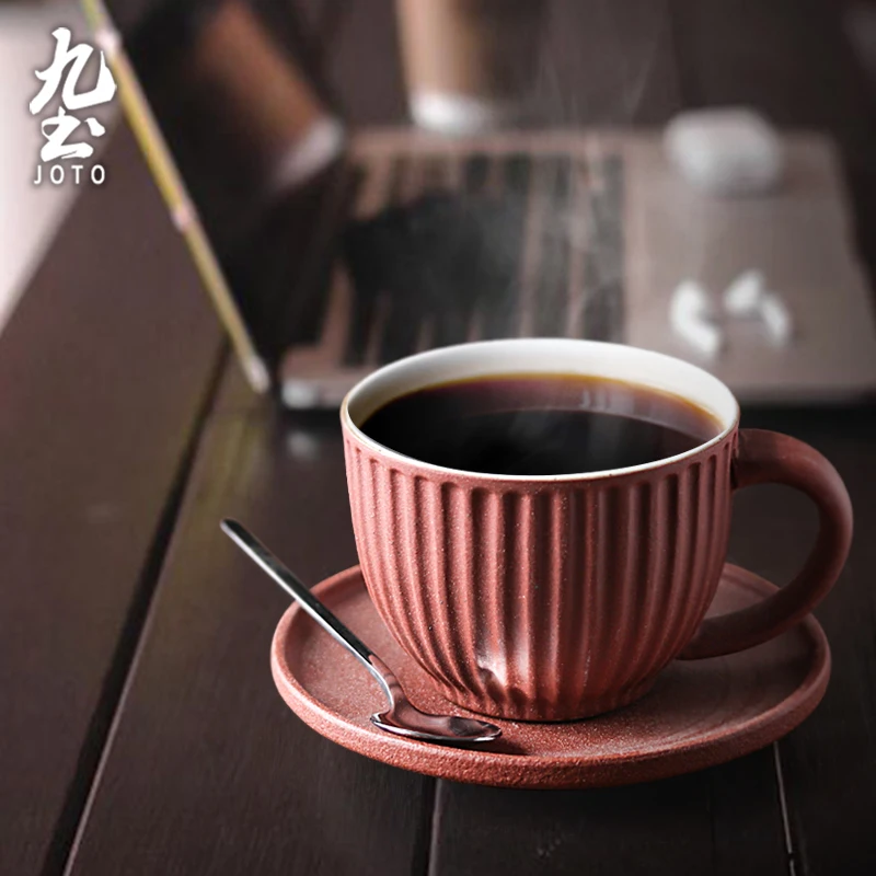 Японская кофейная кружка винтажные чайные чашки и блюдца керамика латте чашка