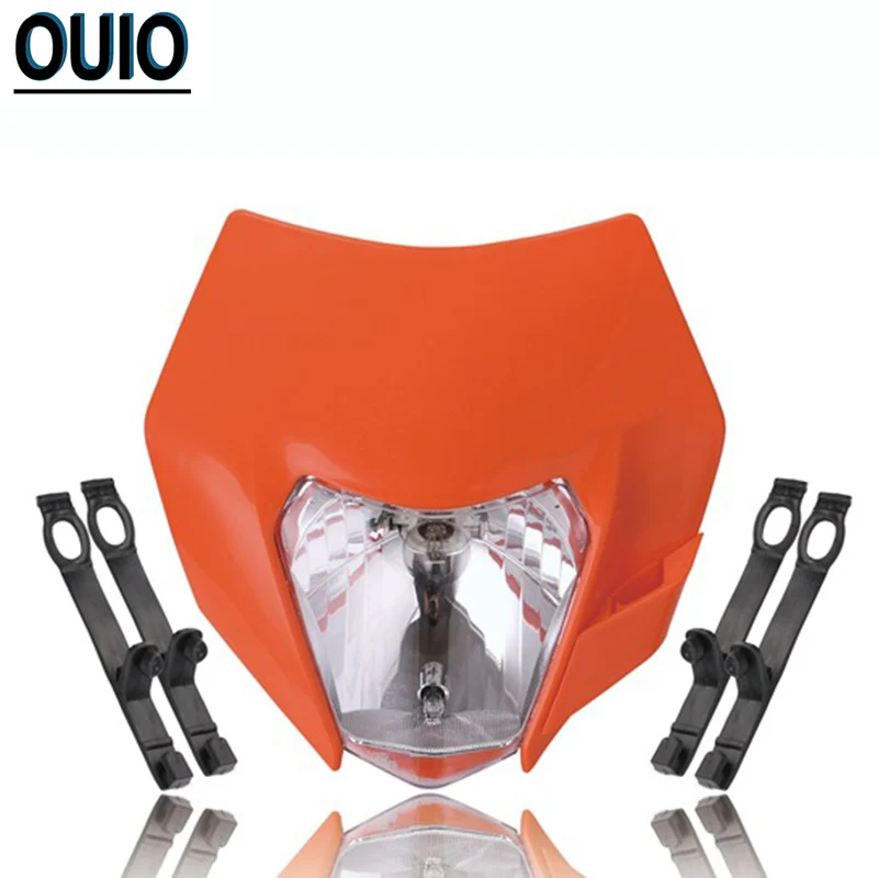 35 Вт мотоцикл светильник сборка лазерной головки лампы маска для мотоциклов KTM H4