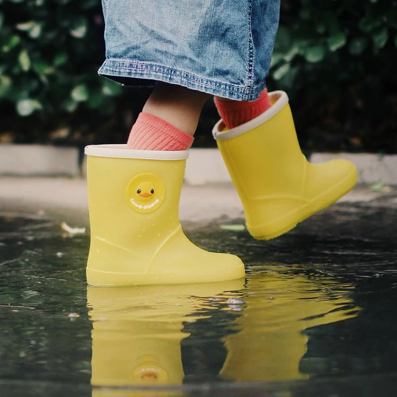 DRIPDROP Детские резиновые сапоги для девочек и мальчиков с милыми мультяшными