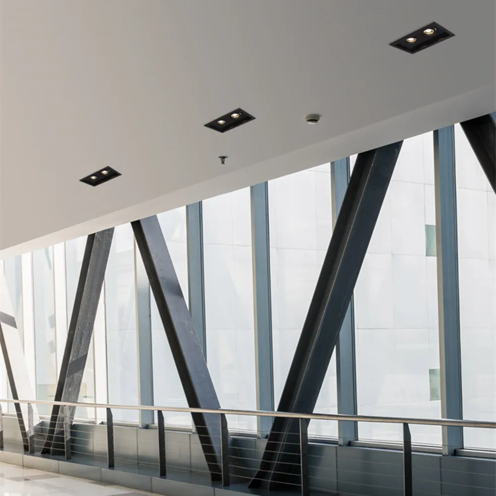 Dimmable led downlight lamp 14W 20w COB LED Spot Light Square Down light ceiling recessed Lighting Fixtures AC85-265V | Освещение