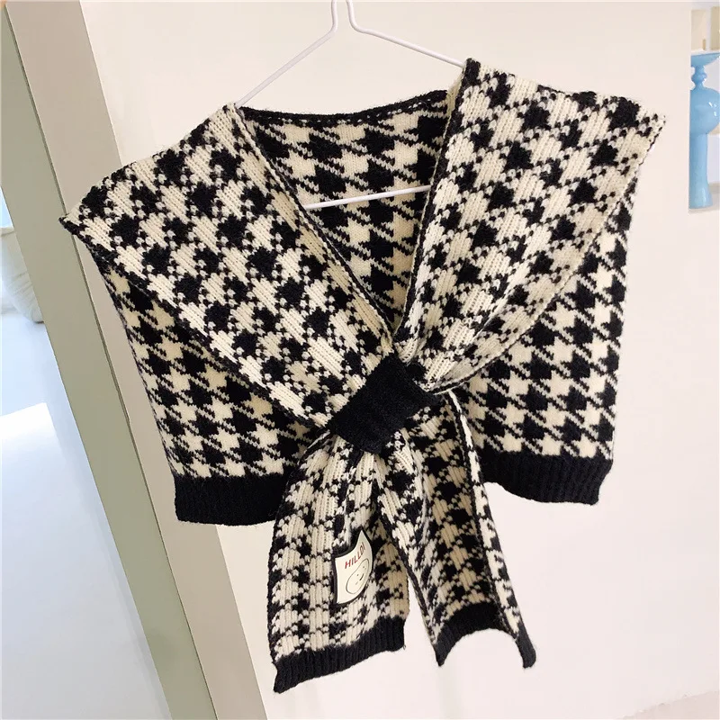 

New Ladies Fake Collars Shawl for Women Shirt Accessories Vintage Knitted Detachable False Collar Detachable Collar