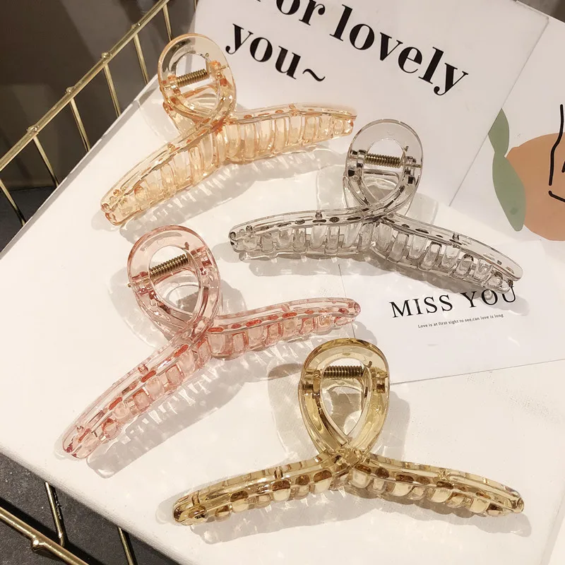 

Women Girls Geometric Hair Claw Clamps Hair Crab Hair Clip Claws For Woman Large Size Barrette Crab Clips Ladies Claw Clips