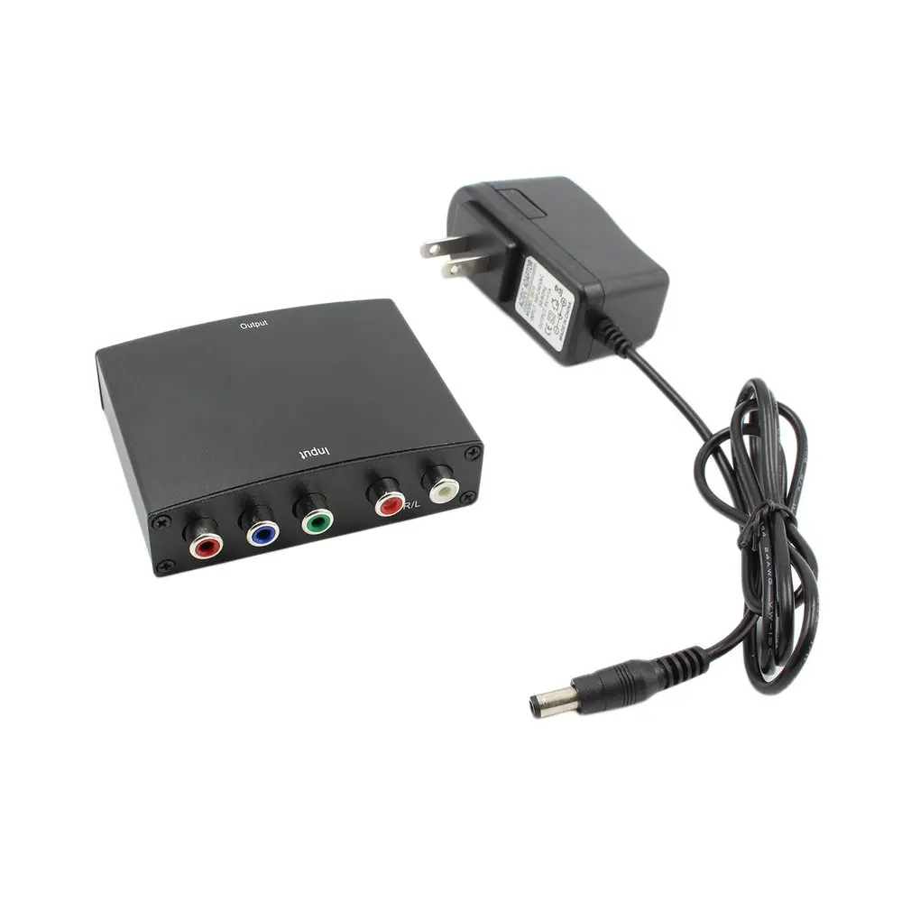 Onleny 1080p компонент к HDMI конвертер RGB YPbPr AV видео аудио HDCP YPbPr/RGB + R/L конвертер|Кабели