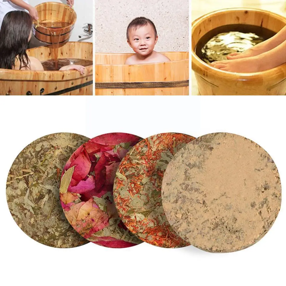 

1pcs Foot SPA Massager Bath Powder Wormwood Ginger Edema Foot Soaking Detoxification Feet Bathing Care Anti Herbal M9L3