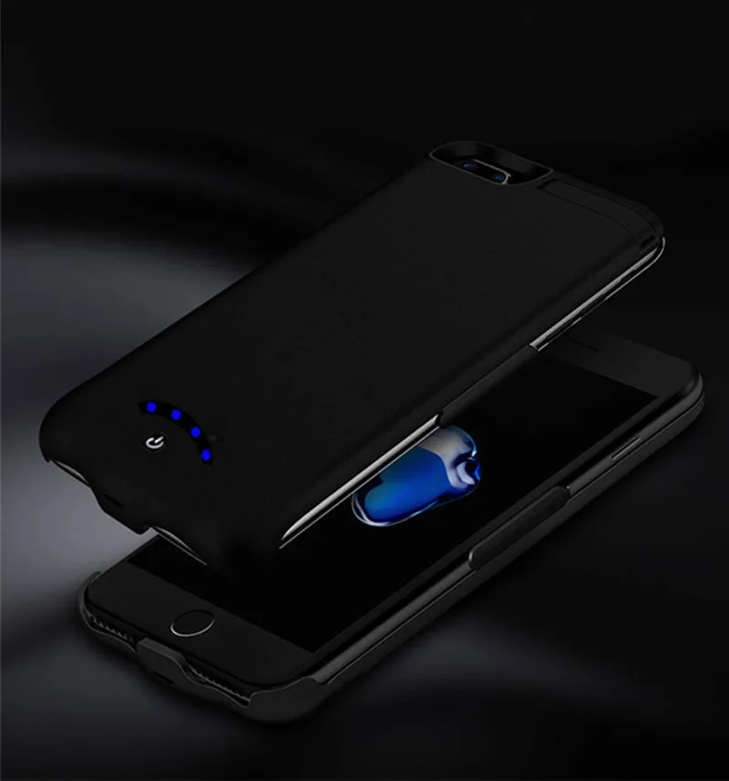 10000 мАч батарея чехол для iPhone X 8 7 6 6 s плюс резервного батарея зарядное устройство чехол банк питания Зарядка чехол для iPhone 6 6 s 7 8 плюс