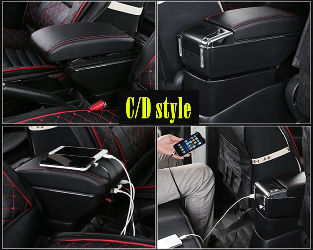 For Renault Logan armrest boxt Free Punch Hand-held Storage Box | Автомобили и мотоциклы