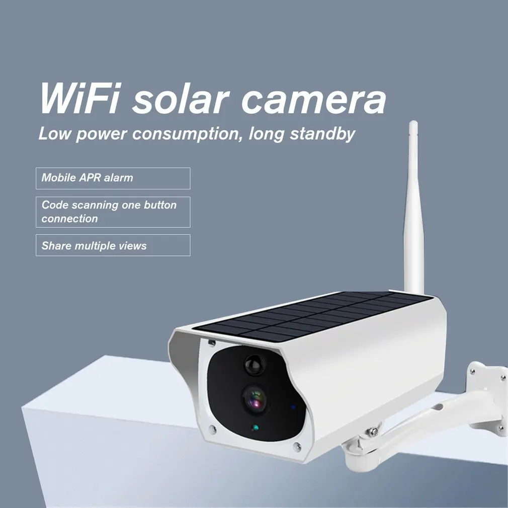 Беспроводная Hd Wi Fi Водонепроницаемая Солнечная камера HD CCTV наблюдения наружного